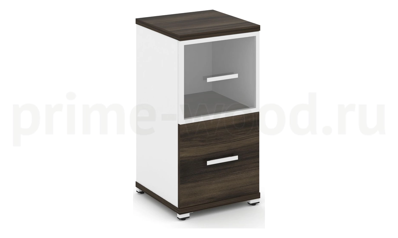 Шкаф одна узкая секция, 2 ниши CN.STU-212 RP B/W - фото 5