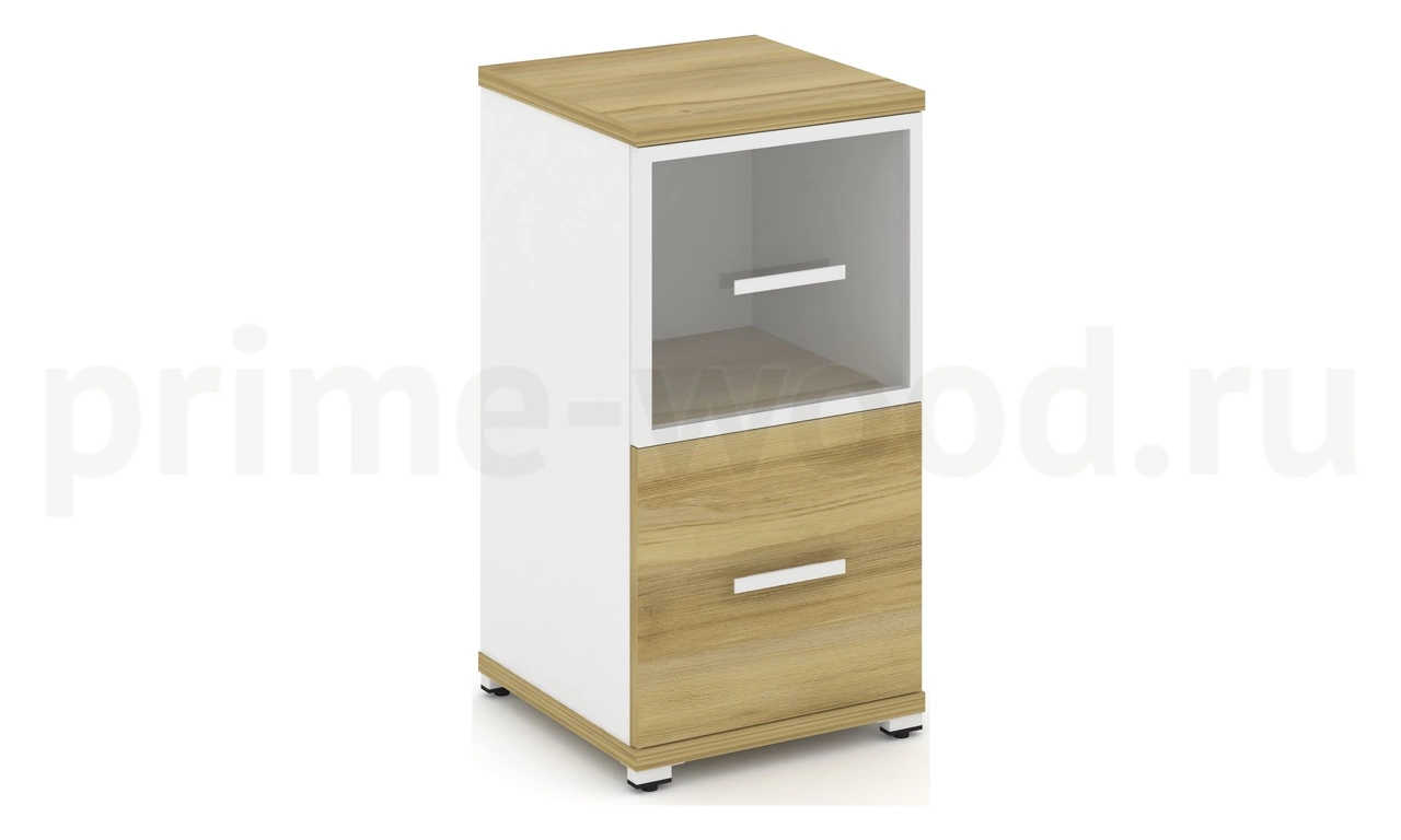 Шкаф одна узкая секция, 2 ниши CN.STU-212 RP B/W - фото 2